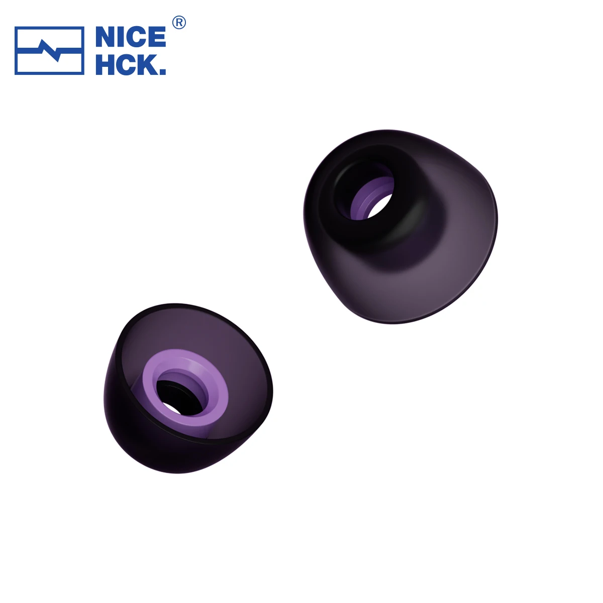 

NICEHCK V03 Dual-Layer Silicone Ear Tips Accessory Rich Bass Clear Vocals Soft Safe Eartips for NX8Ti Rockies Cantor Earphone