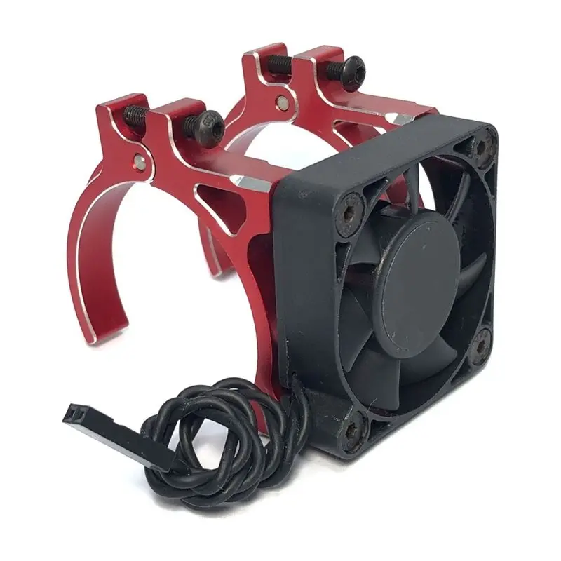 AS96-For 1/10 For 1/8 RC Car Fan Holder 40X40mm Aluminum For 4068 4082 4092 4074 4274 Brushless Motor Cooling C