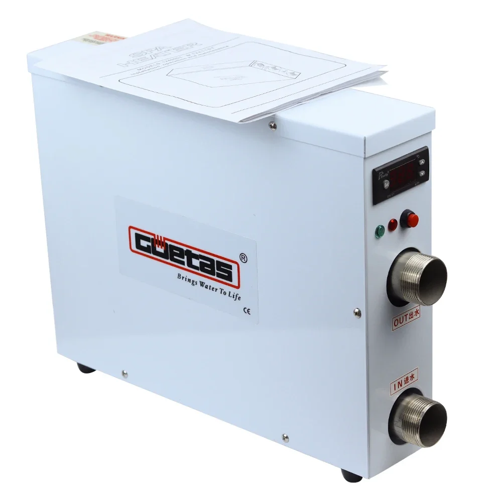 5.5-18KW مضخة الحرارة سخان مياه كهربي حمام سباحة سخان سبا مع شهادة CE 220 فولت/380 فولت #4