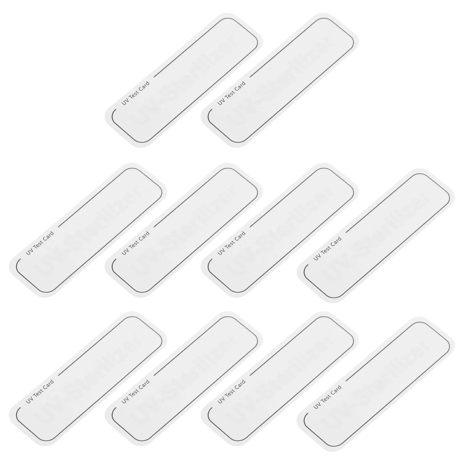 

10Pcs Uv Rays Test Cards Accurate Uv Intensity Identifier for Outdoor Sunscreen Skin Care Product Testing Test Strip