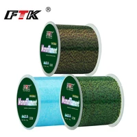 FTK-sedal de pesca de carpa Invisible superfuerte, 120m, 0,20mm-0,50mm, 4.13LB-34.32LB, sedal de monofilamento manchado que se hunde