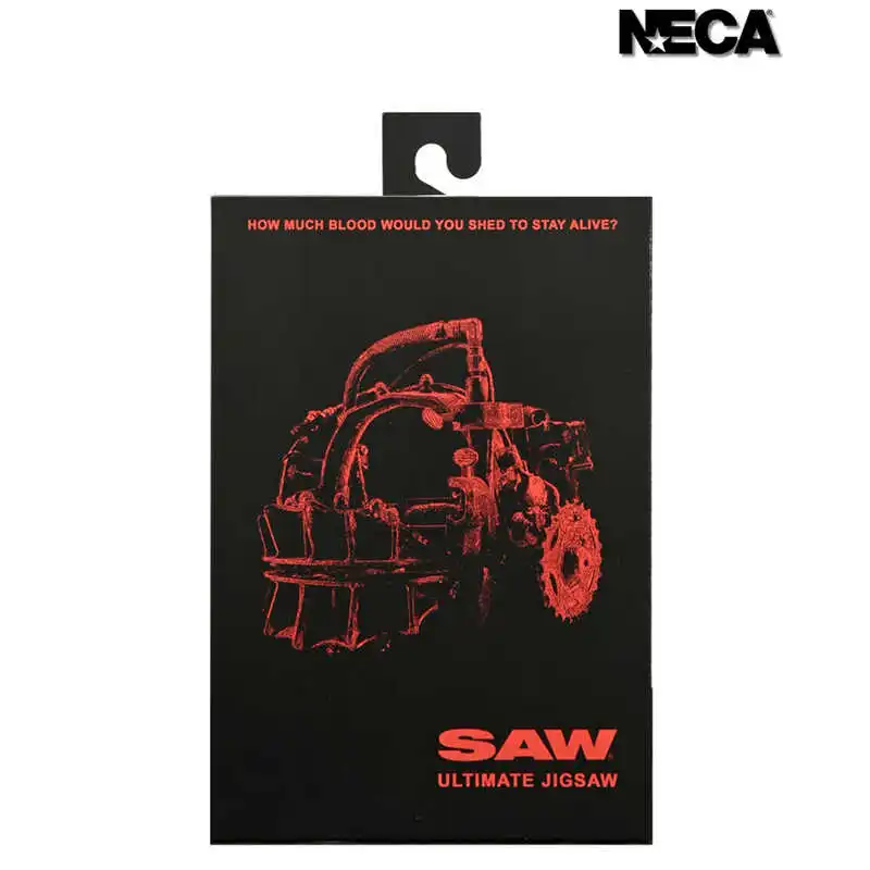 NECA Oficial Saw Jigsaw Red Robe Deluxe EditionAction Figure Model Collectibles é adequado para meninos e meninas como presente