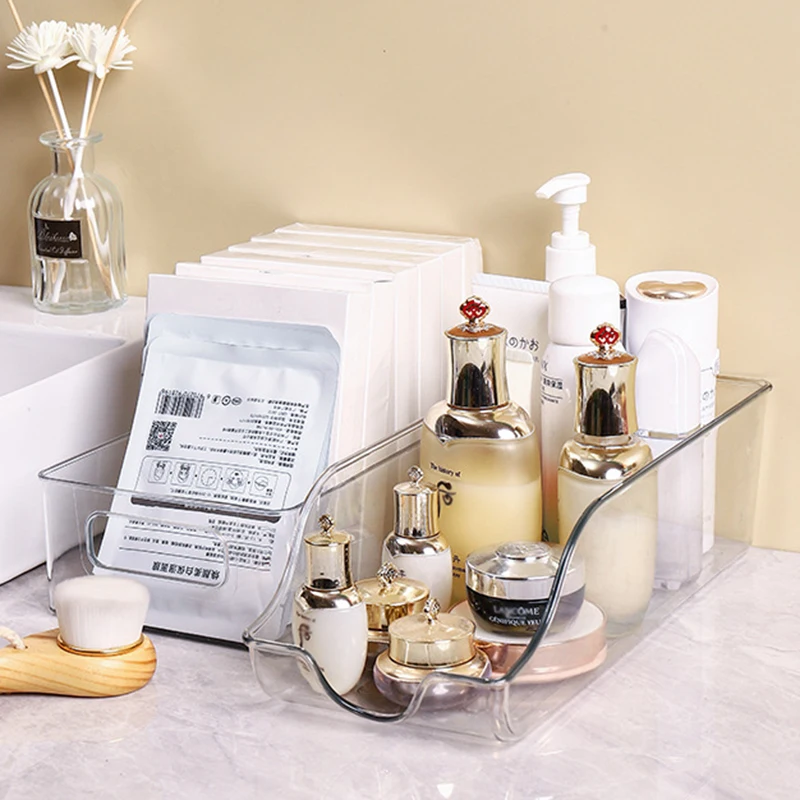 

Desk Makeup Organizer Plastic Kitchen Organizers Drawer Cabinet Household Refrigerator Storage Box