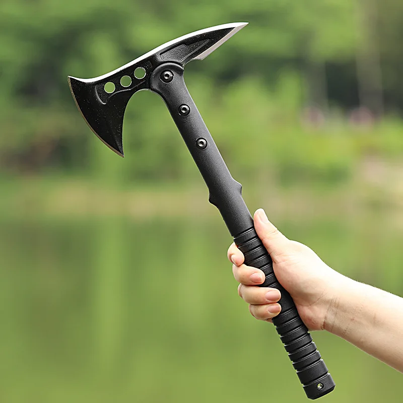 Practical and personalized outdoor equipment, camping axe, multifunctional outdoor survival tactics, long axe