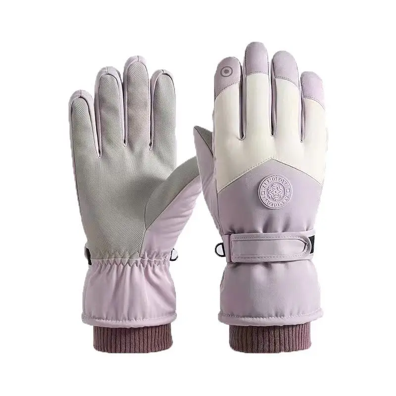 

Зимние унисекс-спортивные перчатки с сенсорным экраном, водонепроницаемые, для катания на лыжах и мотоциклах, для мужчин и женщин, с термоизоляцией и противоскользящим покрытием