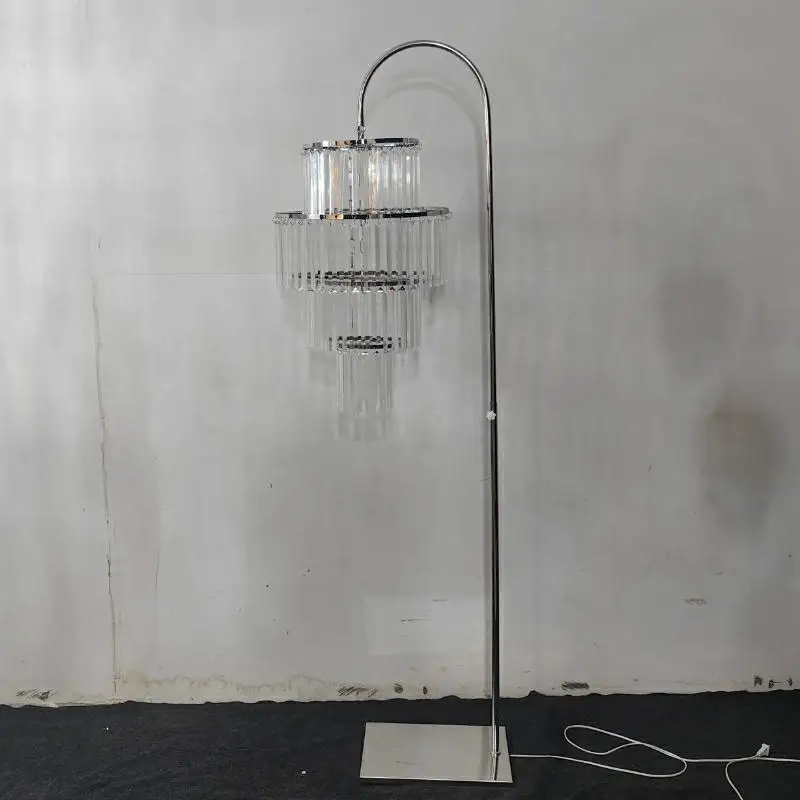 4 قطعة قلادة كريستال وقوس الحديد زهرة قوس الممشى الخلفيات للولائم دليل الطريق الحدث محور الديكور الدعائم