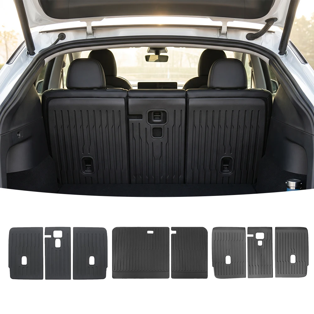 For Tesla Model 3 Highland Car TPE Backseat Trunk Pad Cover Anti-scratch Mat Cargo Liner Protection Pad Interior Accessories view 3