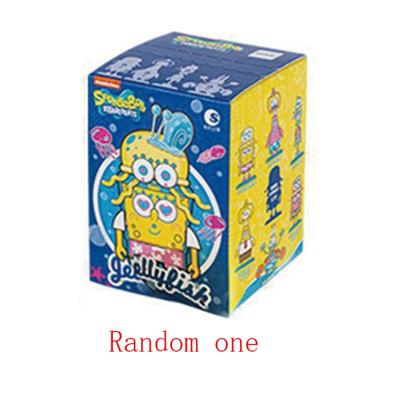 SpongeBob Jellyfish Series Blind Box Randomly Gifts Beautiful Doll With A Probability Of Obtaining A Hidden SpongeBob Toys Gifts