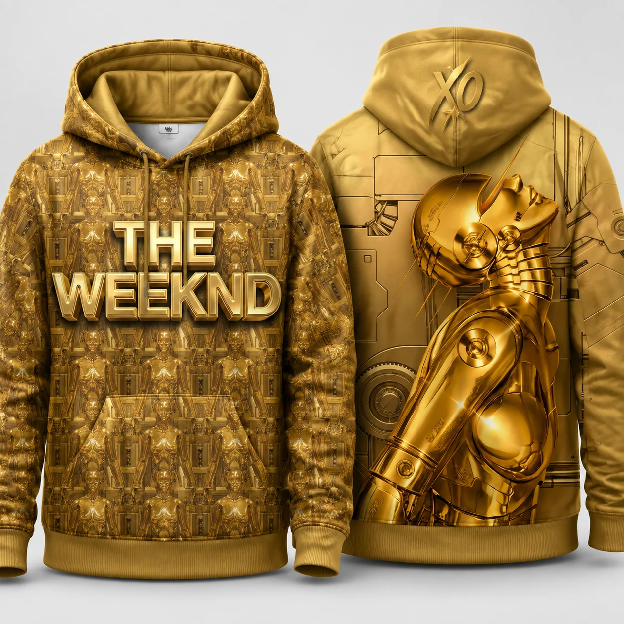 The Weeknd Graphic Hoodie After Hours Til Dawn Tour 2026 All Over Print Hoodie Unisex Hip Hop Fashion Hoodie