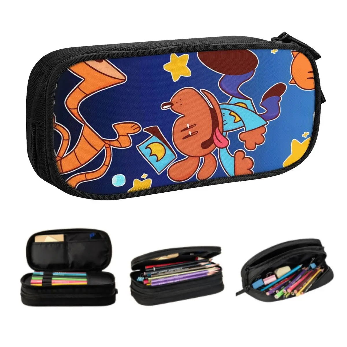 

Симпатичные пеналы D-Dogs на заказ для мальчиков и девочек, большой емкости, очаровательный пенал с героями мультфильмов, школьный пенал