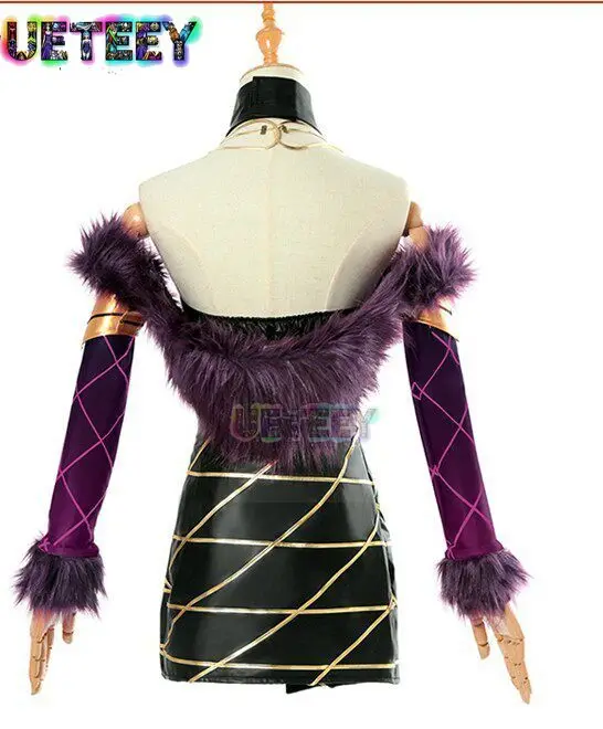 UETEEY COS  K/DA Ahri Evelynn & Kai'Sa Cosplay Costume Halloween Costume Custom Size view 2