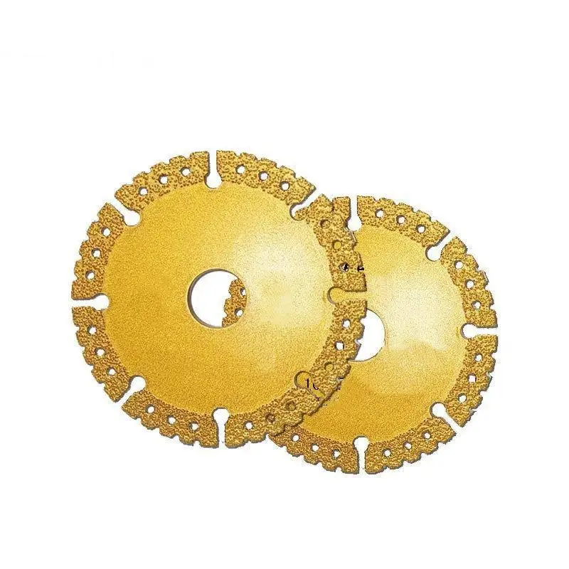 Vacuum Brazed Diamond Saw Blade Fast Smooth Cutting for Steel Metal Stone Cast Iron Rebar Aluminum Construction Projects