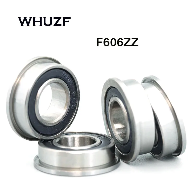 

flange bearings F606ZZ Flange Bushing Ball Bearings (10/20/50pcs) F606ZZ 6*17*6 Mm линейный подшипник bearing
