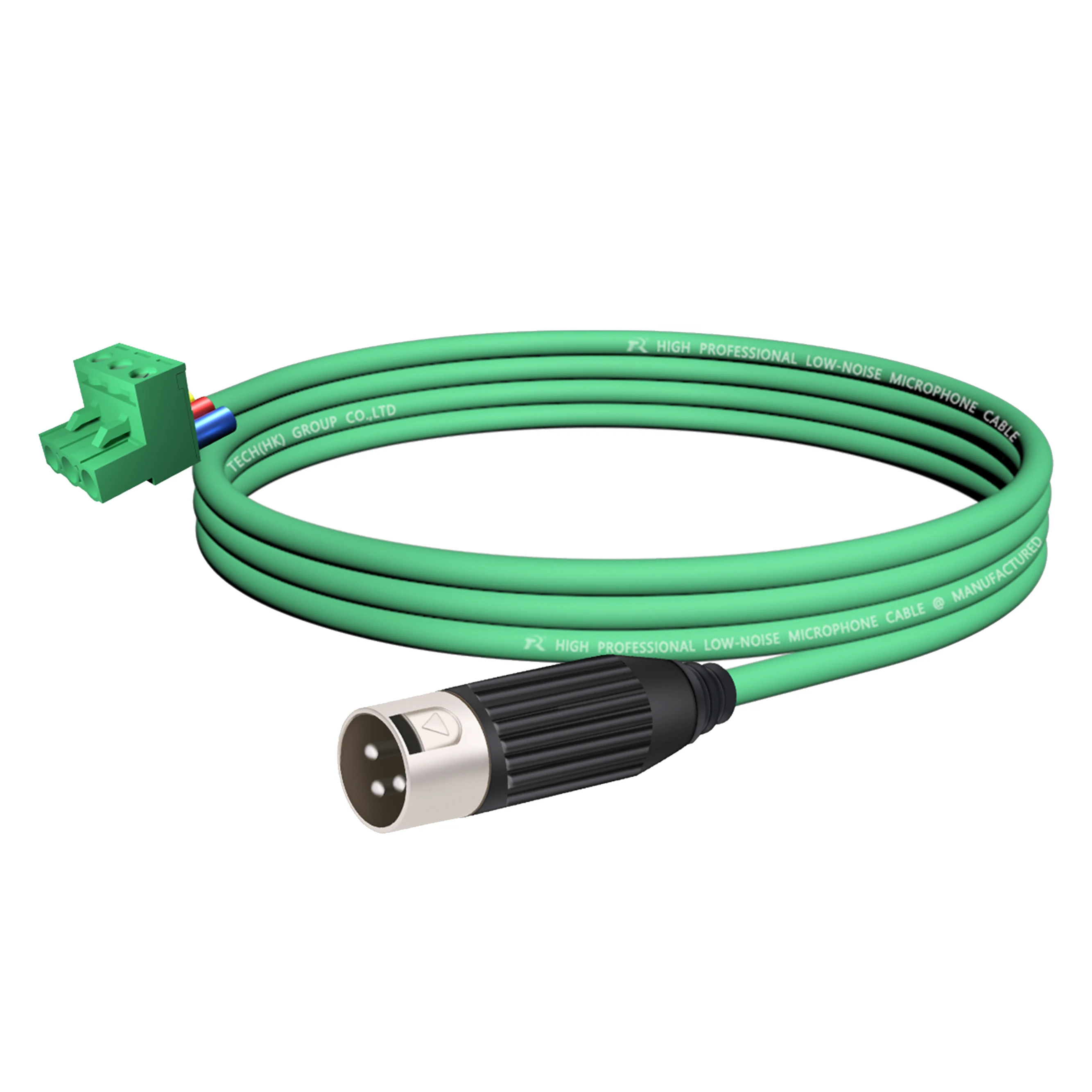Phoenix-Terminal auf 3P-XLR-Kabel, 5,08 mm 3P steckbares Terminal auf XLR-Buchse-Verbindungskabel, versilberte Nadel, für Mikrofon – Detail 5