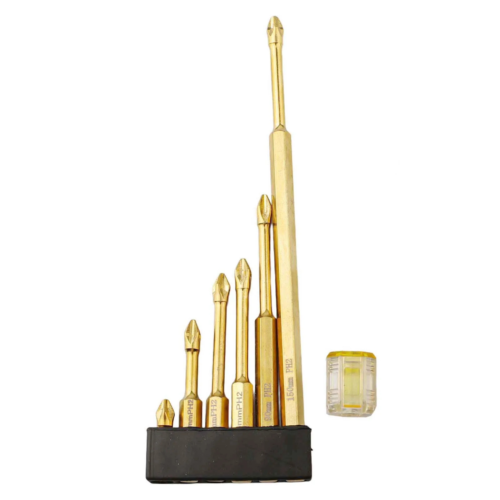 Anti-Slip Drill Bit Cross Screwdriver Bit High Hardness Increased Length Magnetic Feature Material Penetration