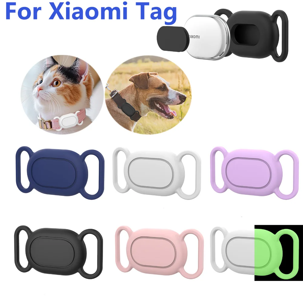 Dog Cat Pet Collar Case for Xiaomi Tag Tracker Waterproof Silicone Protective Cover Shockproof Anti-Scratch Accessories