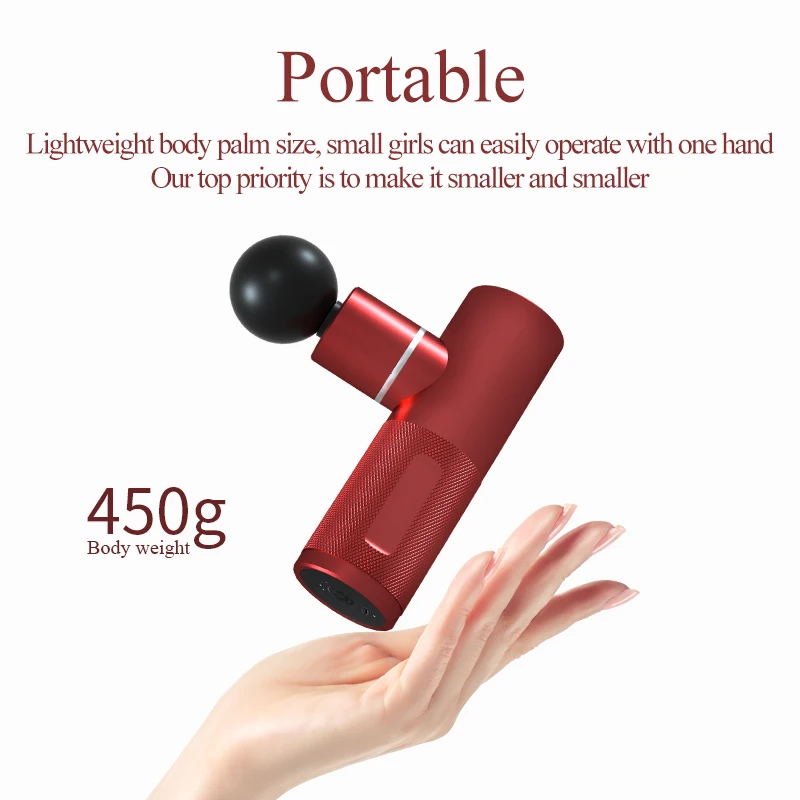 Mini High-Quality Near Me Wholesale Electric Smart Deep Tissue Full Body Massage Gun, Suitable for Athletes Handheld Massager