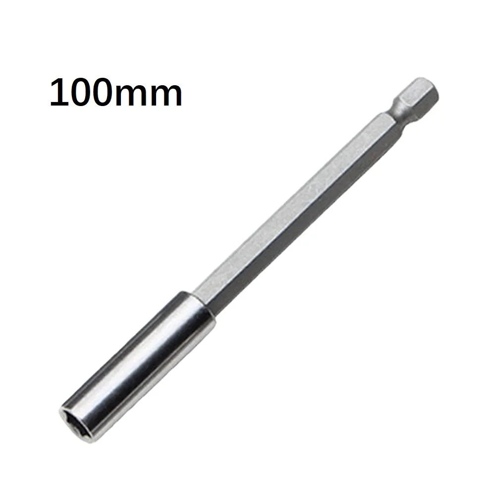 Magnetic Bit Holder for Fast and Secure Attachment with 1/4 Hex Shank Rod Screwdriver Tip Holder Extension Bit