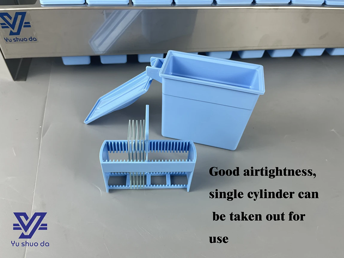 24 Pieces Pathology Staining Jar and Rack