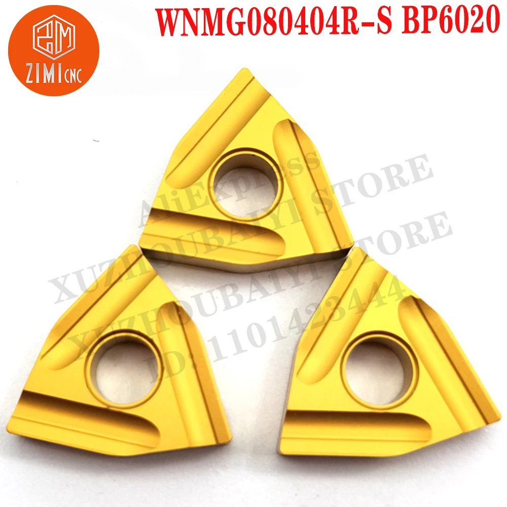 WNMG080404R-S BP6020 WNMG 080404 Carbide Inserts Turning Tools CNC Cutter Lathe blade cutting mechanical metal lathe CNC tools