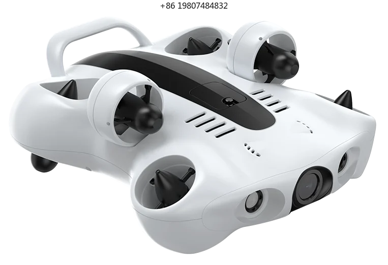 Vehículo Subacuático Space Pro Zoom Water Aerial Vehicle 4K UHD con Capacidad de Buceo de 100 Metros, SeaBot Submarino con Brazo de Agarre (Opcional) BW