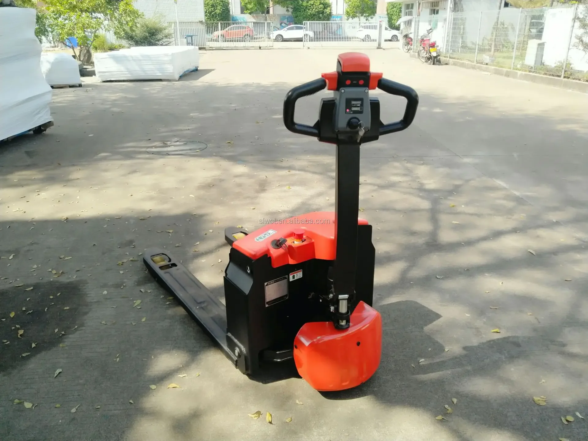 1500kg Economical Portable Battery Operated Semi Electric Pallet Truck