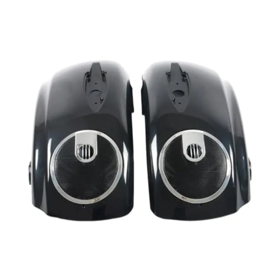 

Vivd черные чехлы на седельные сумки из АБС-пластика с вырезом для динамика 6,5 дюйма для Indian Springfield 20162024 Chieftain Dark Horse 2016