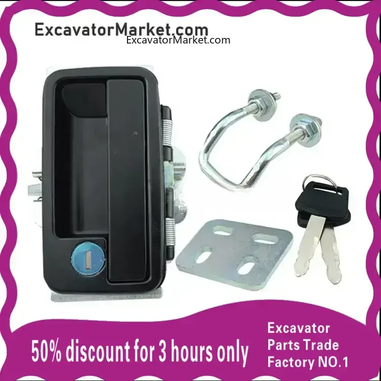 

For XCMG Back cover lock and cover lock durable Repair parts high quality Excavator accessories