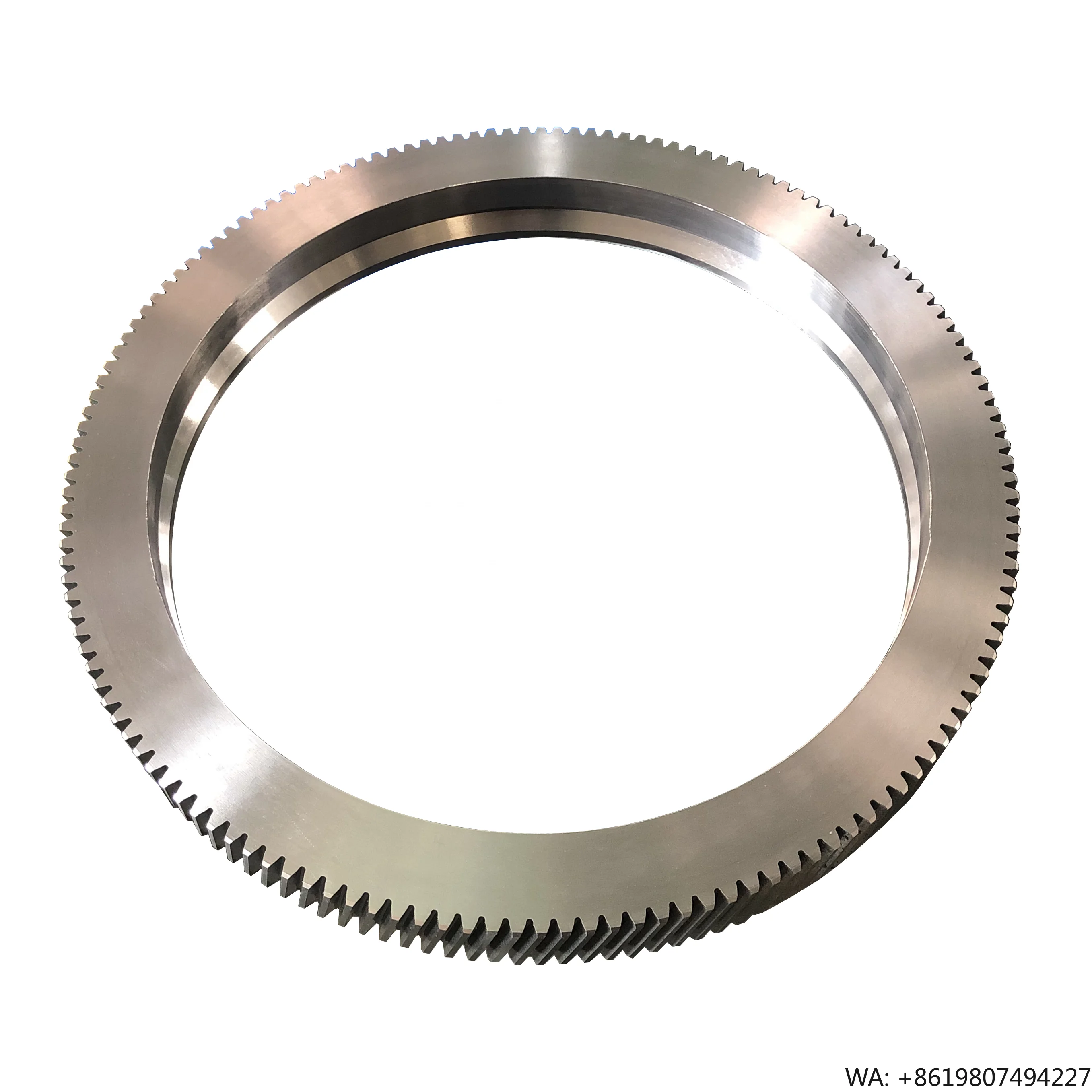 Custom Large Steel External Gear Ring for Industrial Equipment Assembly