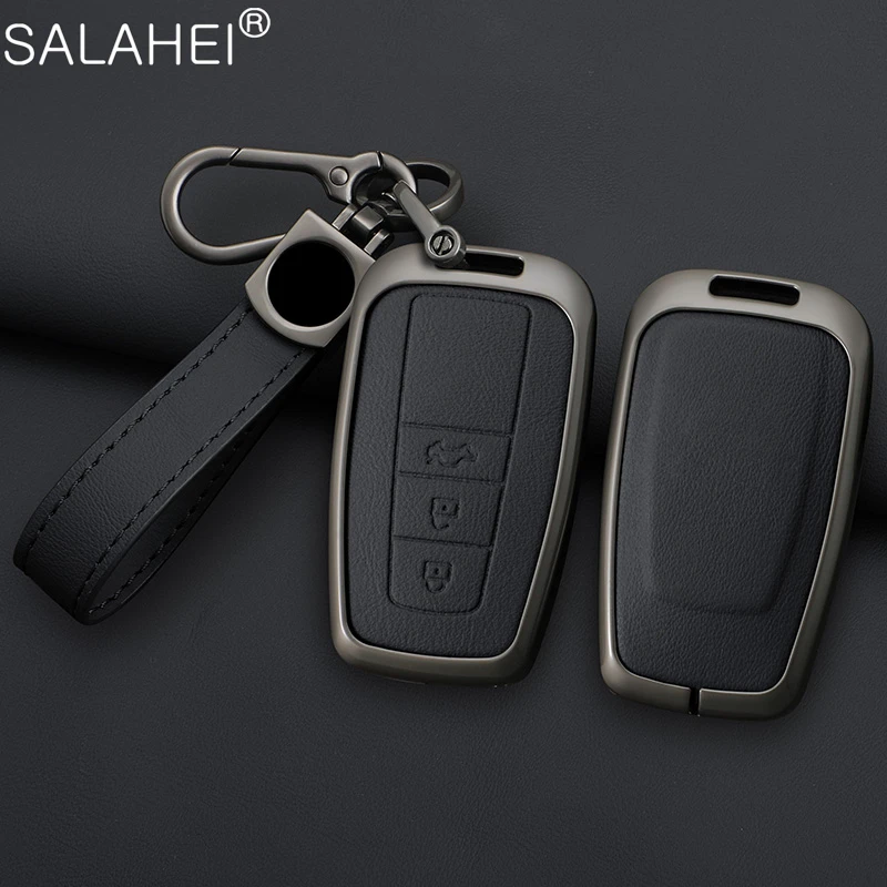 

Car Key Case Covers For Toyota Prius Crown Hilux Fortuner Camry Corolla C-HR CHR RAV4 Avalon Land Cruiser Prado Highlander Auris