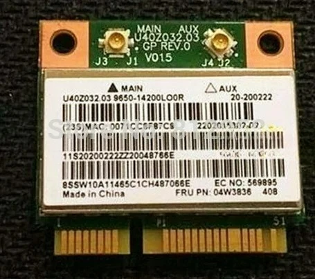 Tarjeta inalámbrica WiFi de 150Mbps, compatible con Lenovo G400, G410, G500, G510, G405, G505, Broadcom BCM943142HM, Half Mini PCI-E, para SSEA