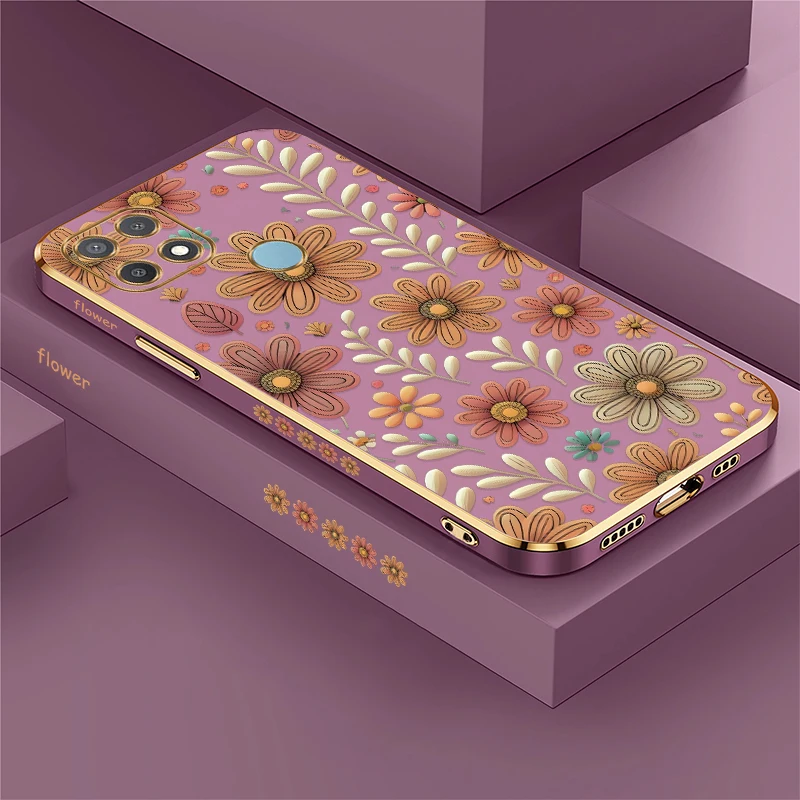 Flower Printed Case…