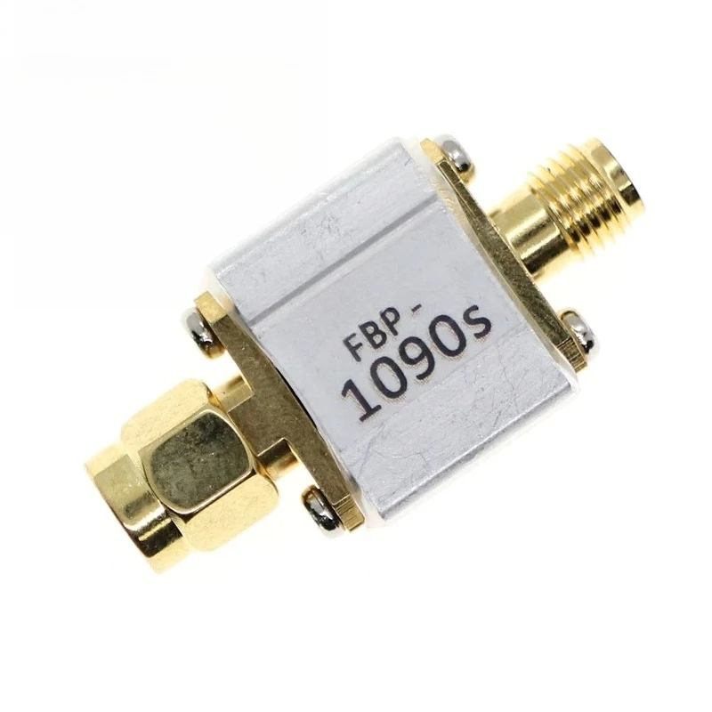1090mhz ads-b aviation band bandpass saw filter sma interface