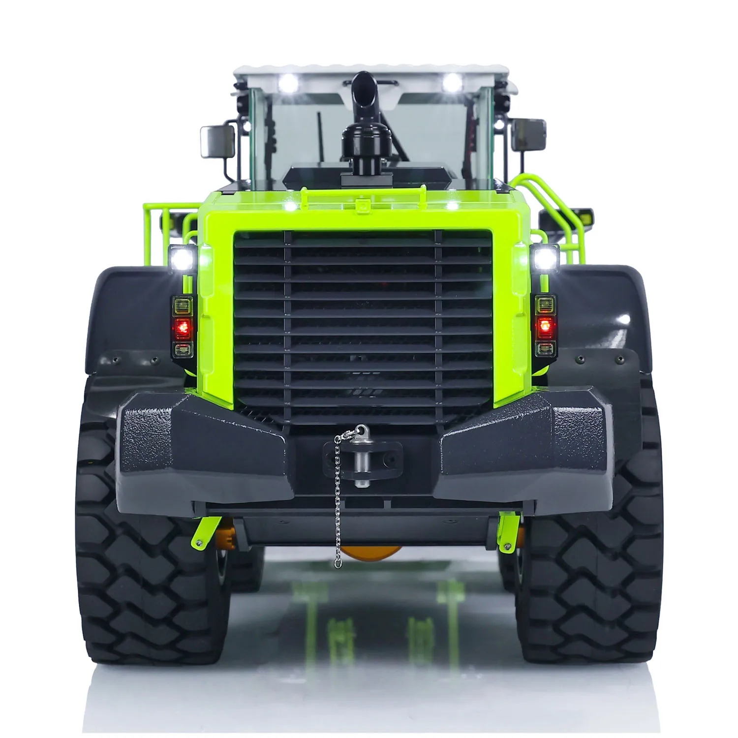 JDM-198 1/14 ZW370 Metal RC Hydraulic Loader Controlled Construction Truck 2-Speed Transmission Vehicle Cars Toys for Boy