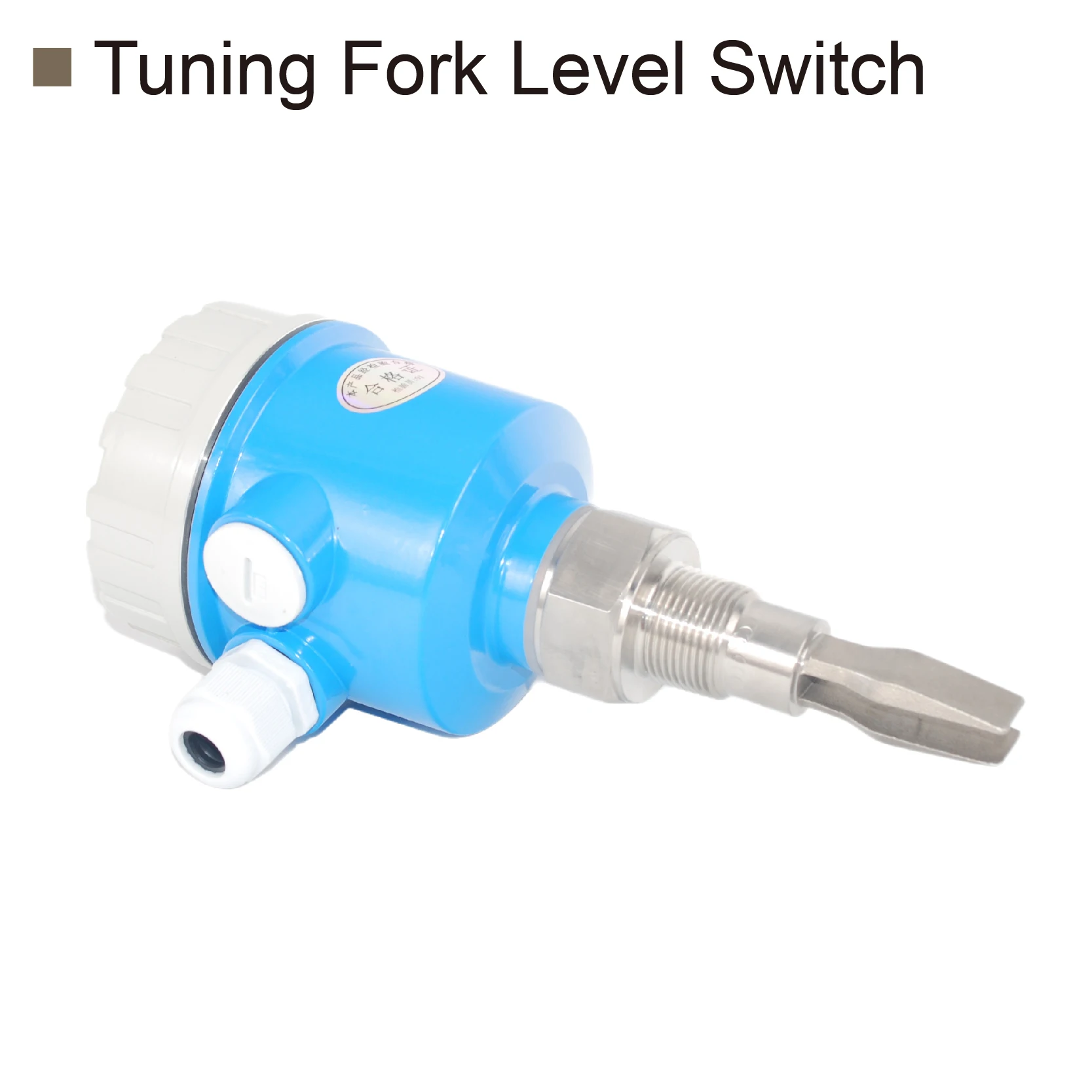 220V/24V Sensor with Aviation Hermetic Connector Head Explosion Compact 45mm Vibrating Fork Water Level Limit Switch