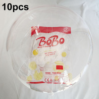 10pcs 8/10/12/16/18/20/24/inch Transparent Bobo Balloon Clear Bubble Balloon For Wedding Birthday Party Decoration