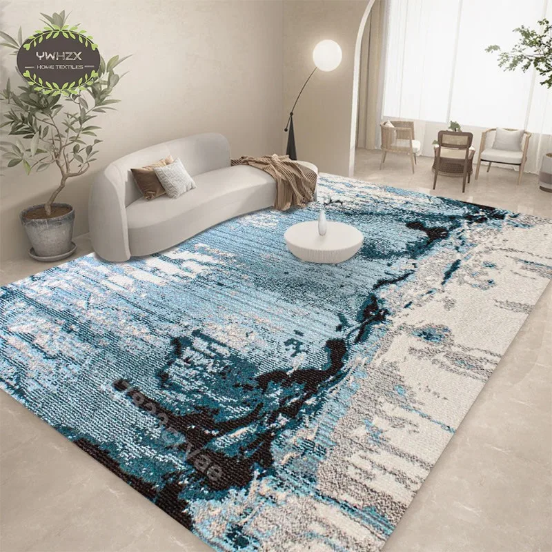 INS Nordic Simple Luxury Carpet for Floor Large Area Carpets Figure Print Floor Mat Living Room Sofa Bedroom Art Rugs Home Docor