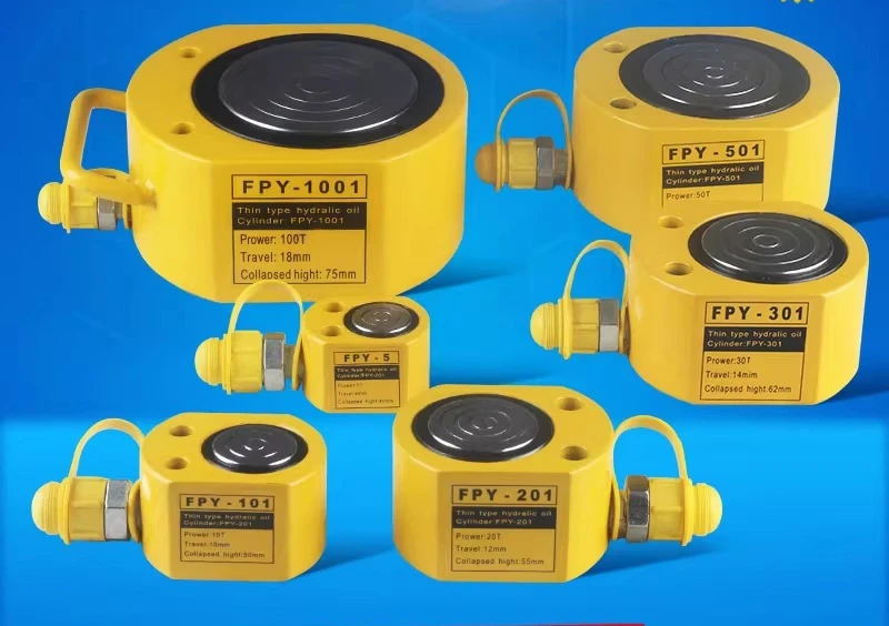 Ultra-thin Separate Hydraulic Jack Cylinder 5T 20T 30T 50T 100T 200T Long Type