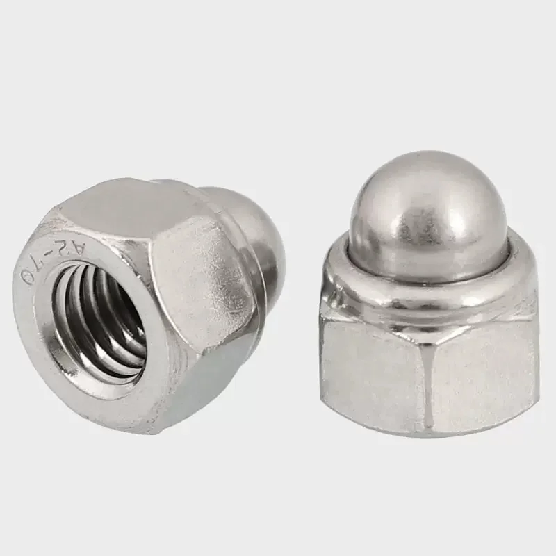 DIN986 304 Stainless Steel Metal Acorn Cap Cover Hex Insert Self-locking Lock Nut