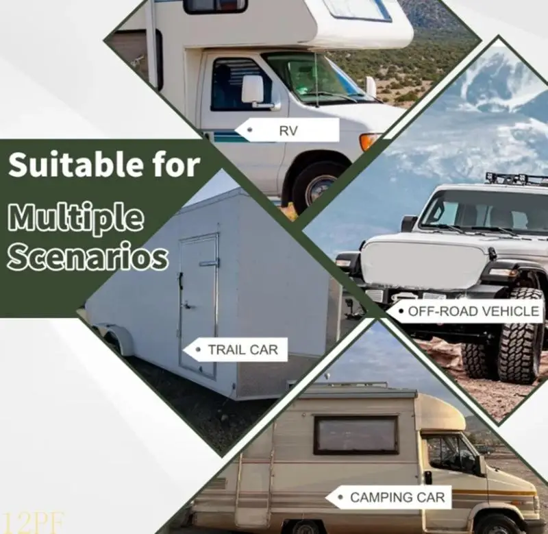 12PF High Visibility Trailers Level Checker Level Bubble ABS Housing Compact Design