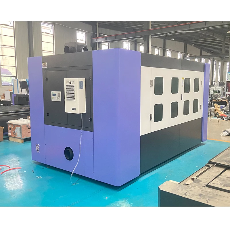 

Высокомощный волоконно-лазерный резак IPG 8000 Вт 12 кВт закрытого типа, режущий станок для листового металла из нержавеющей стали