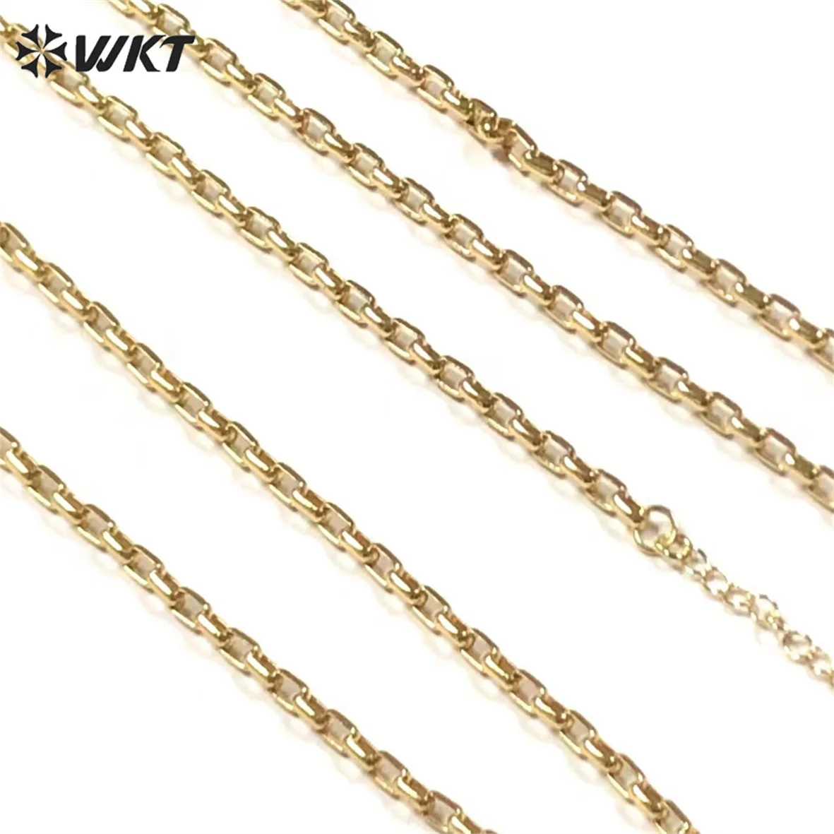 

WT-BFN034 WKT Women Choker Hip Hop Necklaces Streetwear Gothic Punk Girls Chain Necklace 10PCS Wholesale 18inches