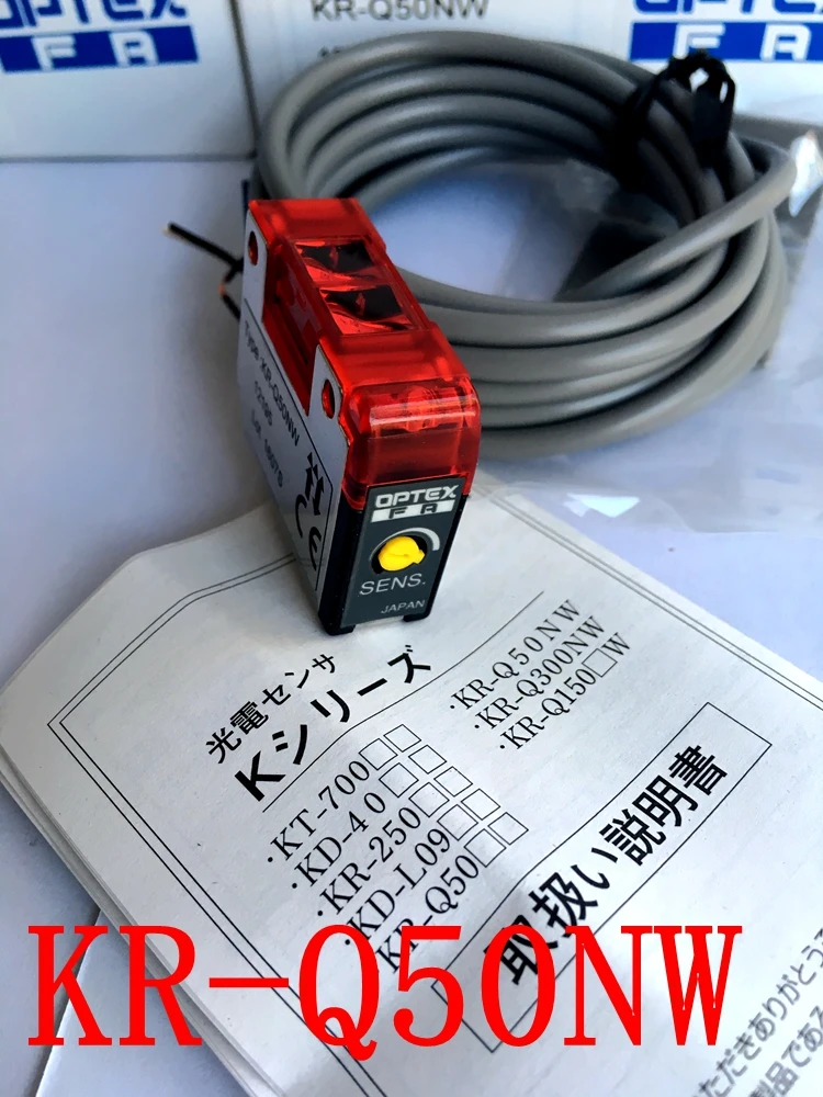 Japan Opus OPTEX Transparent Body Detection Photoelectric Sensor KR-Q50NW KR-Q50PW