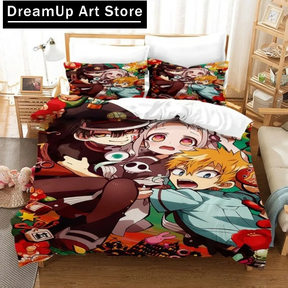 Toilet-bound Hanako-kun Bedding Set Duvet Cover Bed Set Quilt Cover Twin Single Full Queen King Size Boys Adult Home Textile