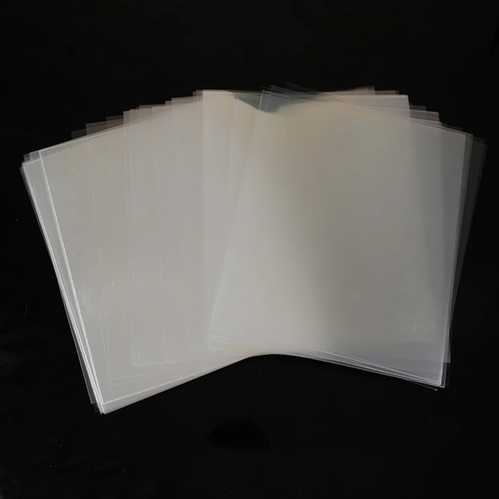 

10pcs Transparent PET Film Heat Resistant Clear Film Sheets Plastic Sheet For Box Packaging Materials DIY Crafts