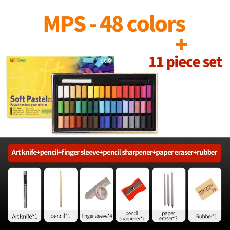 Mungyo Zachte Pastelkleuren/Krijt/Stokken/Kleurpotloden Voor Kunstenaar Graffiti Tekening Kleurkunst Briefpapier Benodigdheden Overlappend Niet Giftig