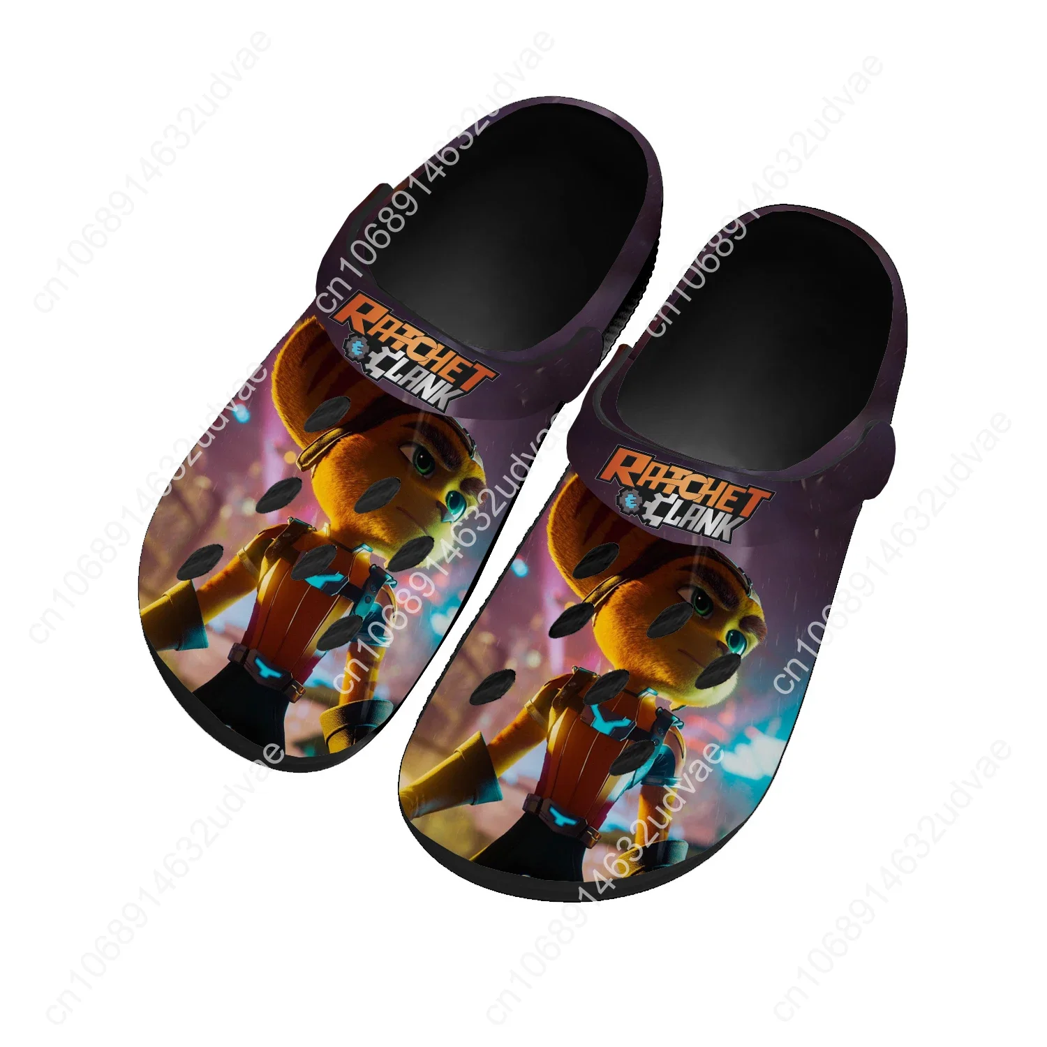 

Домашние сандалии на заказ с трещоткой и бугой, женская подростковая модная обувь для воды, садовые дышащие пляжные тапочки с отверстиями