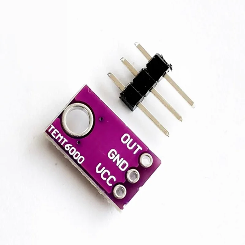 1PCS TEMT6000 ambient light sensor simulates light intensity module and is a visible light sensor for light intensity detection