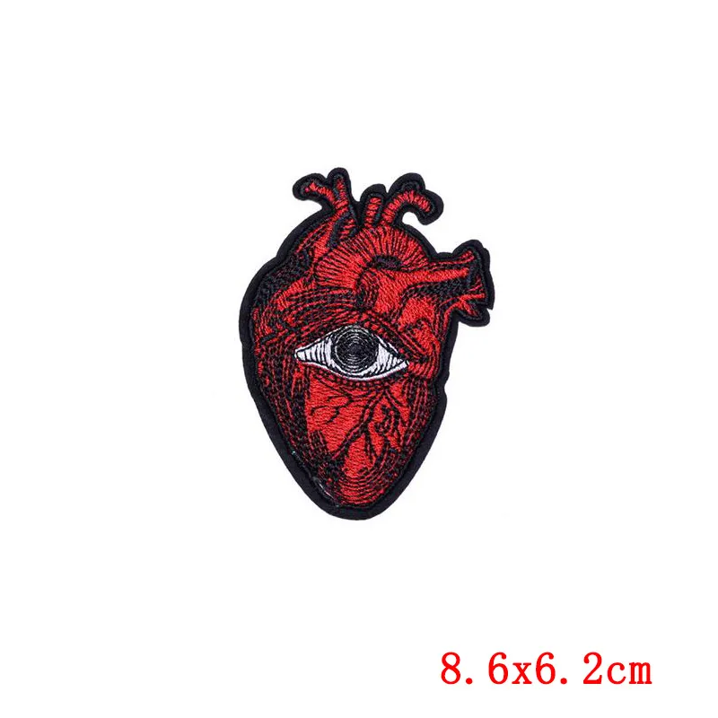 Parche de corazón, parche bordado, parche para planchar para ropa, chaquetas, pantalones vaqueros, cinta, parches bordados, pegatina de costura, apliques DIY