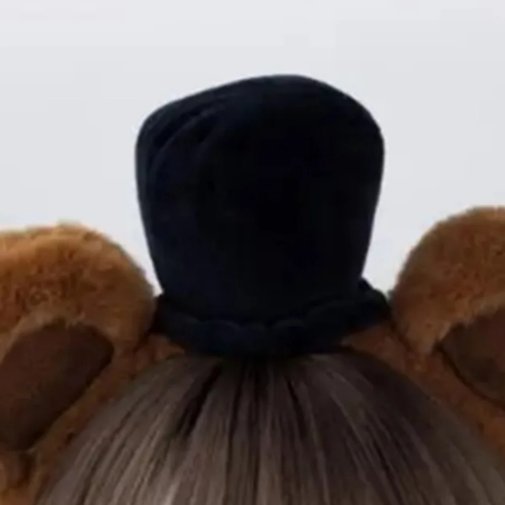 

Обруч для волос с ушками животных, повязка на голову с меховыми медвежьими ушками, плюшевый обруч с мультяшным рисунком, карнавальный костюм, аксессуары для волос «сделай сам», милая повязка для волос